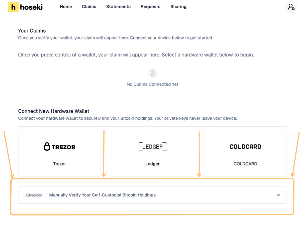 Manual claim connection flow diagram