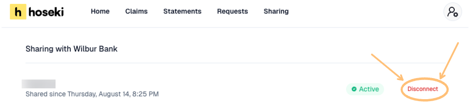 Disconnect Share